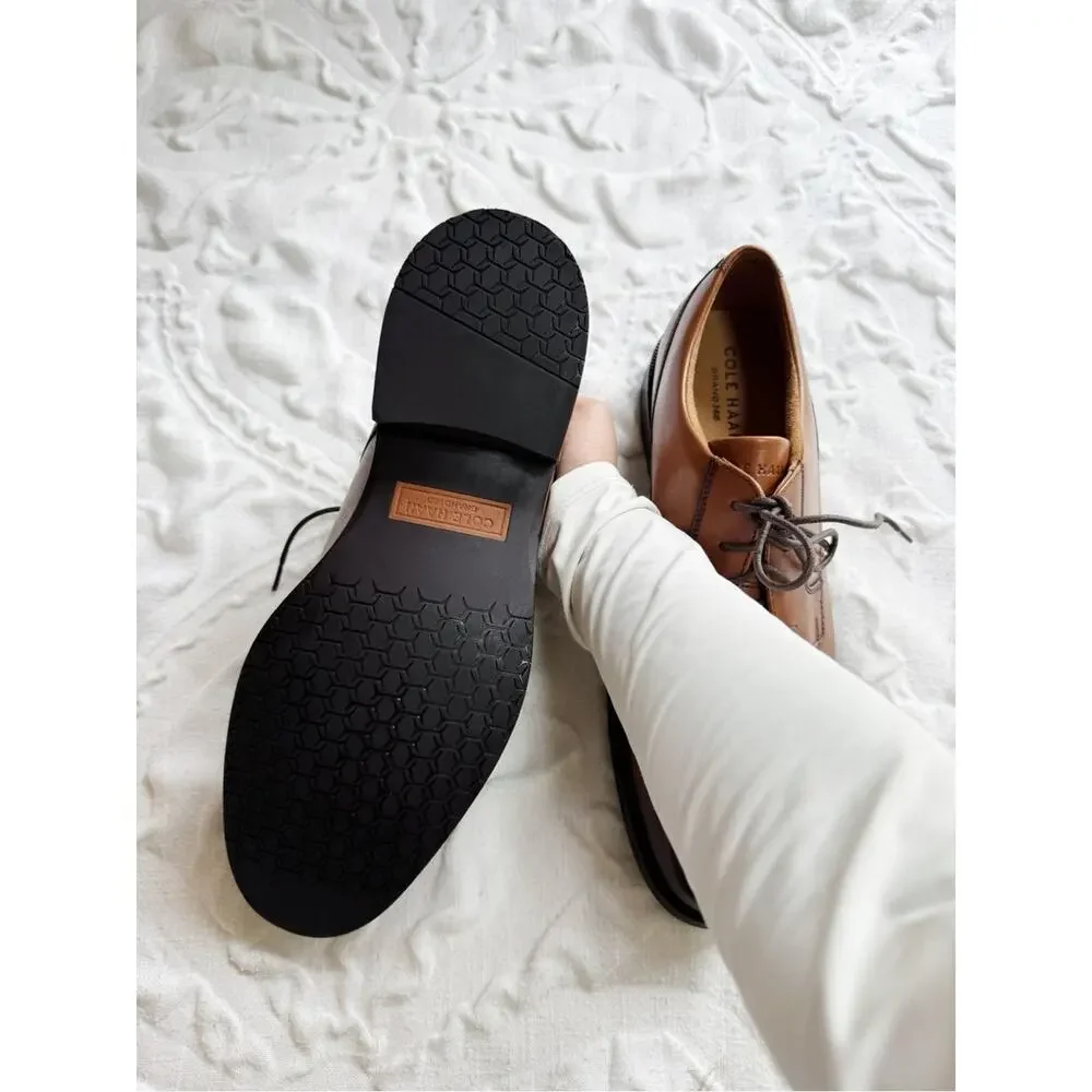 Cole Haan Bedford Plain Toe Derby Shoes Size 11.5 New